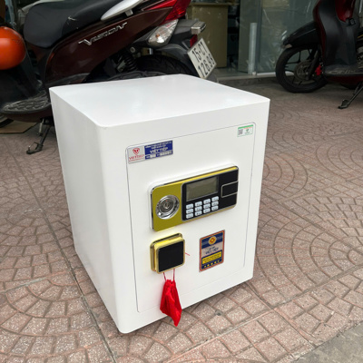 Két việt tiệp điện tử K50 bo viền màu trắng